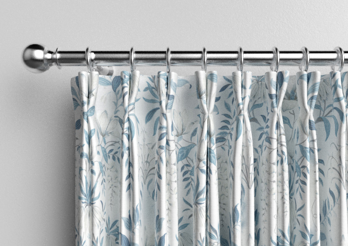 Laura Ashley Parterre, Off White/Seaspray - Made to Measure Curtains - Image 10